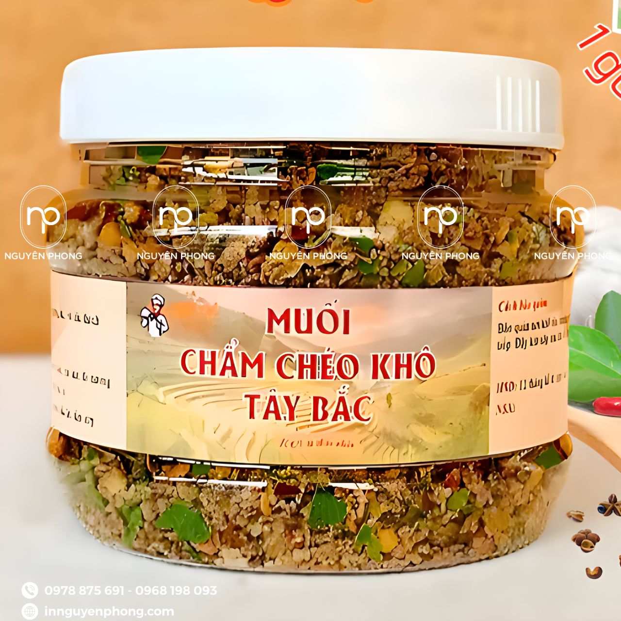 Mẫu tem dán chẩm chéo dán ngang hộp